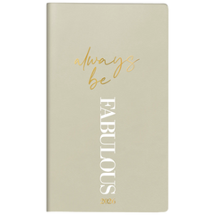Taschenkalender Mod. Taschenplaner int. 2026 „Fabulous“ | A6, Kunstleder