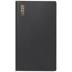 Taschenkalender Mod. Taschenplaner int. 2026 | A6, Kunststoff, schwarz