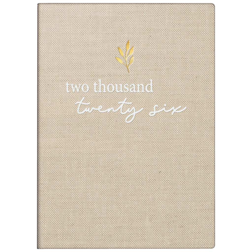 Taschenkalender Mod. Technik III 2026 „Icecoffee“ | A6, Textil