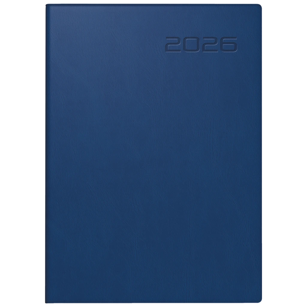 Taschenkalender Mod. Technik III 2026 | A6, Kunstleder, dunkelblau