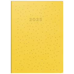 Taschenkalender Mod. Technik S '25 „Dots“ | A6, Kunstleder