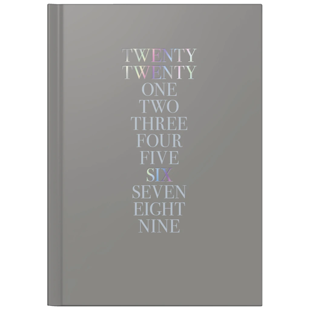 Buchkalender Mod. futura 2 2026 „Iridescent“ | A5, Kunststoff