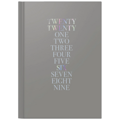 Buchkalender Mod. futura 2 2026 „Iridescent“ | A5, Kunststoff