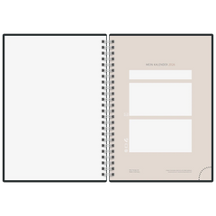 Buchkalender Premium Young Line 2026 „Marble“ | A5, Papier