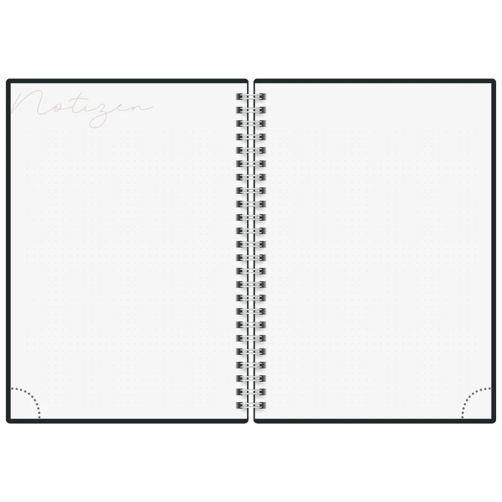 Buchkalender Premium Young Line 2026 „Marble“ | A5, Papier