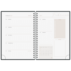 Buchkalender Premium Young Line 2027 „Yoga“ | A5, Papier