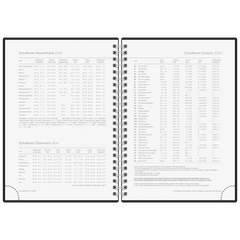 Buchkalender Premium Young Line 2026 „Focus“ | A5, Karton