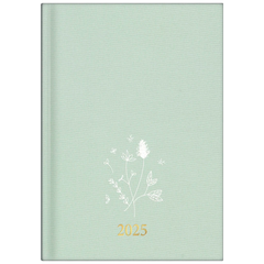 Buchkalender Young Line '25 „Wild Flowers“ | A5, Textil