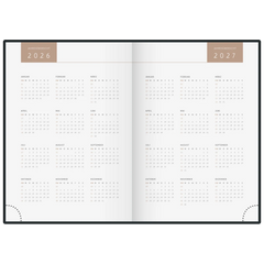 Buchkalender Premium Young Line 2026 „Starry Night“ | A5, Kunstleder