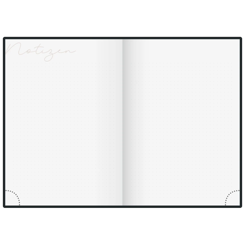 Buchkalender Premium Young Line 2026 „Shadows“ | A5, Papier