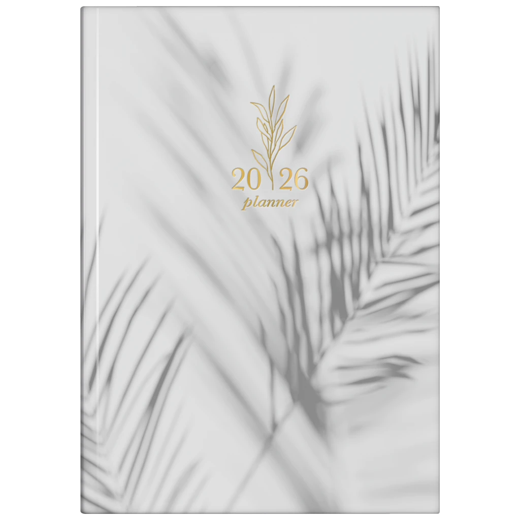 Buchkalender Premium Young Line 2026 „Shadows“ | A5, Papier