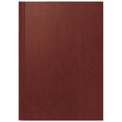 Buchkalender Mod. Chefplaner 2026 | A5, Kunststoff, weinrot