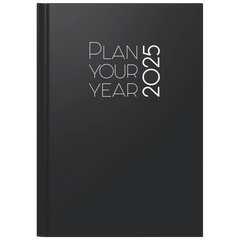 Buchkalender Mod. Chefplaner '25 „Plan Your Year“ | A5, Kunstleder