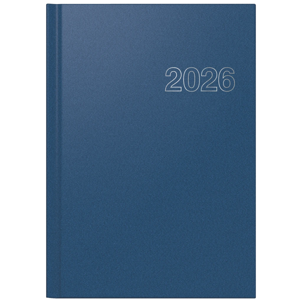 Buchkalender Mod. Chefplaner 2026 | A5, Kunststoff, blau