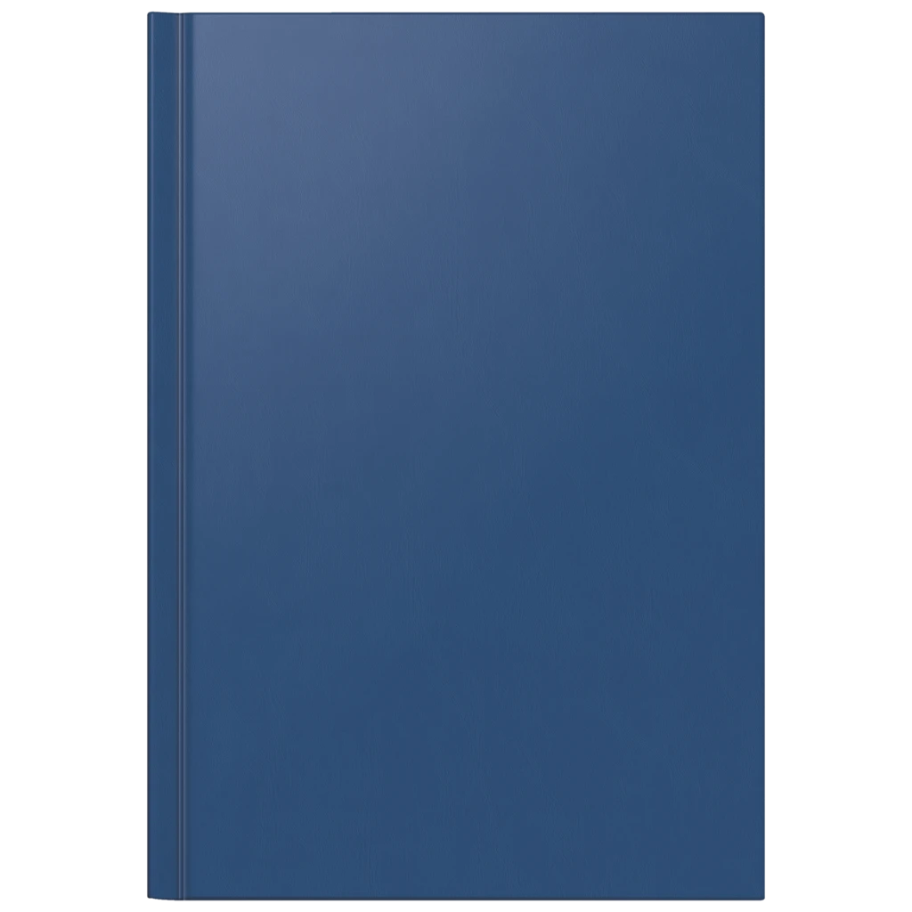 Buchkalender Mod. Ultraplan | 19×27,5 cm, Kunststoff, dunkelblau