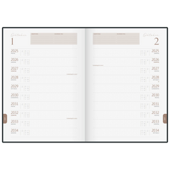 10-Jahres-Kalender Premium 2025-2034 „10 Years of Moments“ | A4, Kunstleder