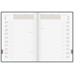 10-Jahres-Kalender Premium 2026-2035 „10 Years of Moments“ | A4, Kunstleder