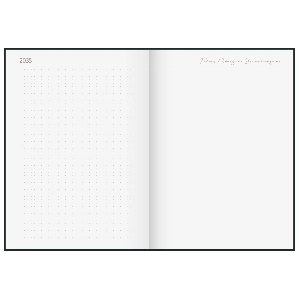 10-Jahres-Kalender Premium 2026-2035 „10 Years of Moments“ | A4, Kunstleder