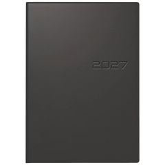Buchkalender Mod. studioplan int. 2027 | 16,8×24 cm, Kunststoff, schwarz