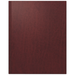 Buchkalender Premium Mod. Managerkalender TM 2027 | 205×260 mm, Leder, weinrot