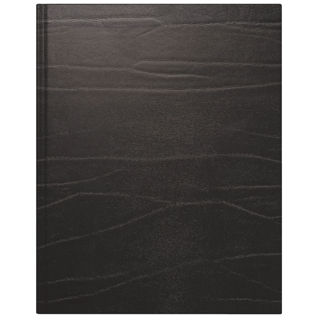 Buchkalender Premium Mod. Managerkalender TM 2027 | 205×260 mm, Leder, schwarz