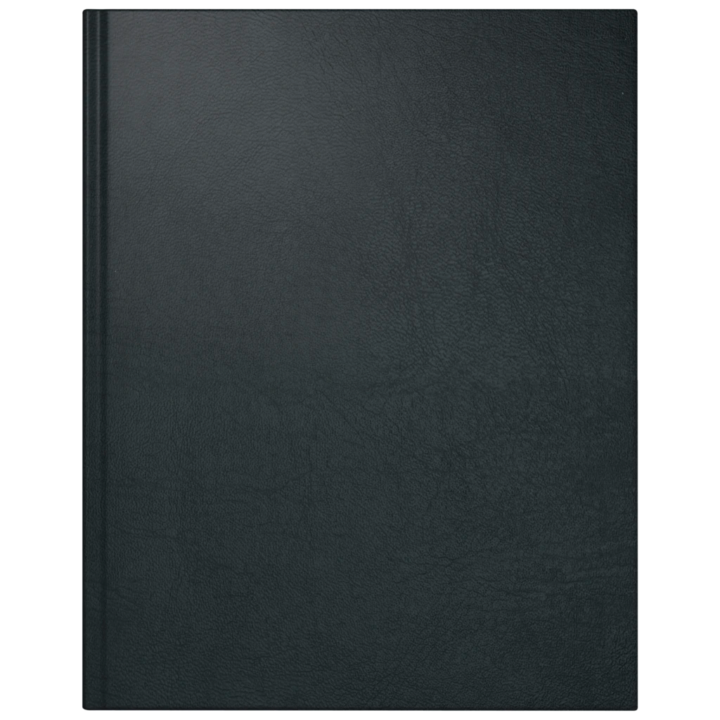 Buchkalender Mod. Managerkalender TM '25 | 205×260 mm, Kunstleder, schwarz