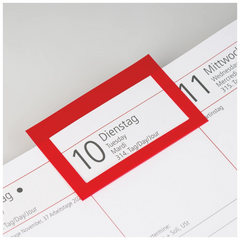 Buchkalender Premium Mod. Managerkalender TM 2027 | 20,5×26 cm, Kunstleder, schwarz