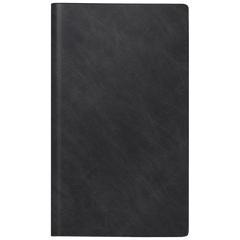 Buchkalender Mod. reise-merker 2026 | 102×172 mm, Kunststoff, schwarz
