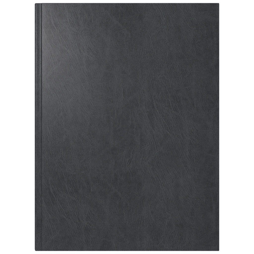 Buchkalender Mod. Mentor 2026 | A5, Kunststoff, schwarz