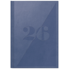 Buchkalender Mod. Mentor 2026 | A5, Kunstleder, lavendel