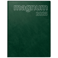 Buchkalender Mod. magnum '25 | 183×240 mm, Kunststoff, dunkelgrün