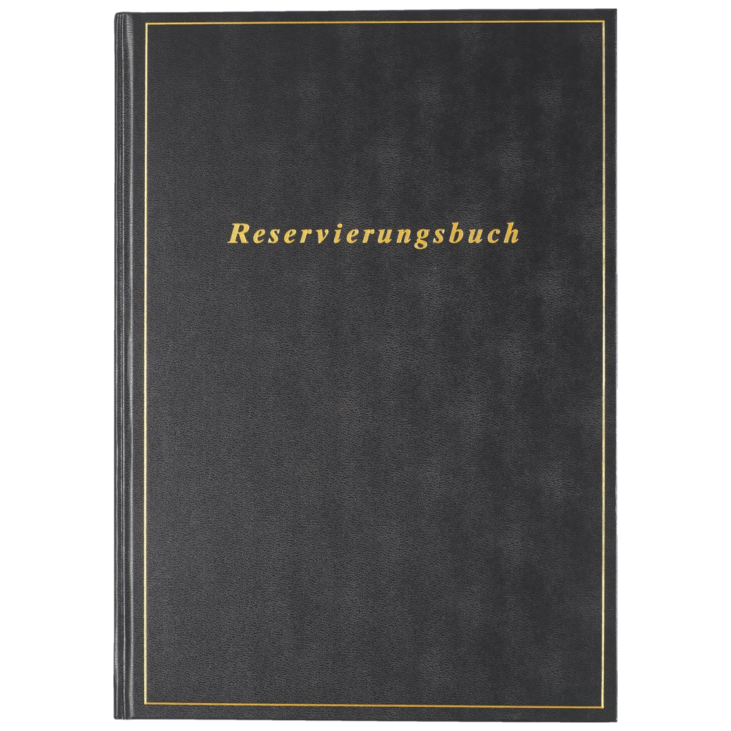 Reservierungsbuch 2026 | A4, Kunststoff, schwarz