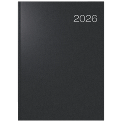 Buchkalender Mod. Conform '26 | A4, Kunststoff, schwarz