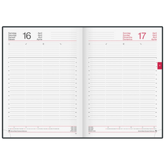 Buchkalender Mod. Conform 2026 | A4, Kunststoff, schwarz