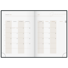 Buchkalender Premium Young Line '26 „Heart“ | A5, Papier