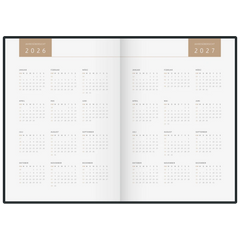 Buchkalender Premium Young Line 2026 „Watercolor“ | A5, Papier