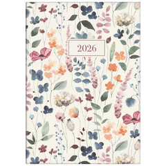 Buchkalender Premium Young Line 2026 „Watercolor“ | A5, Papier