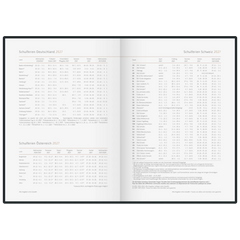Buchkalender Premium Young Line 2027 „Simple“ | A5, Papier
