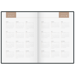 Buchkalender Premium Young Line 2027 „Simple“ | A5, Papier