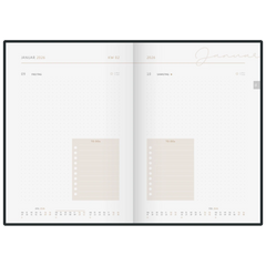 Buchkalender Premium Young Line 2026 „Confetti“ | A5, Papier