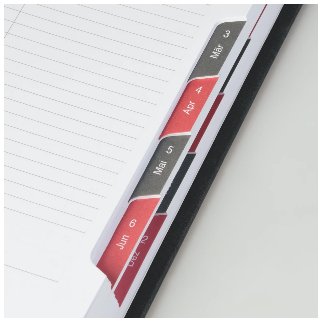 Buchkalender Mod. ROMA 1 2027 | A5, Kunststoff, dunkelblau