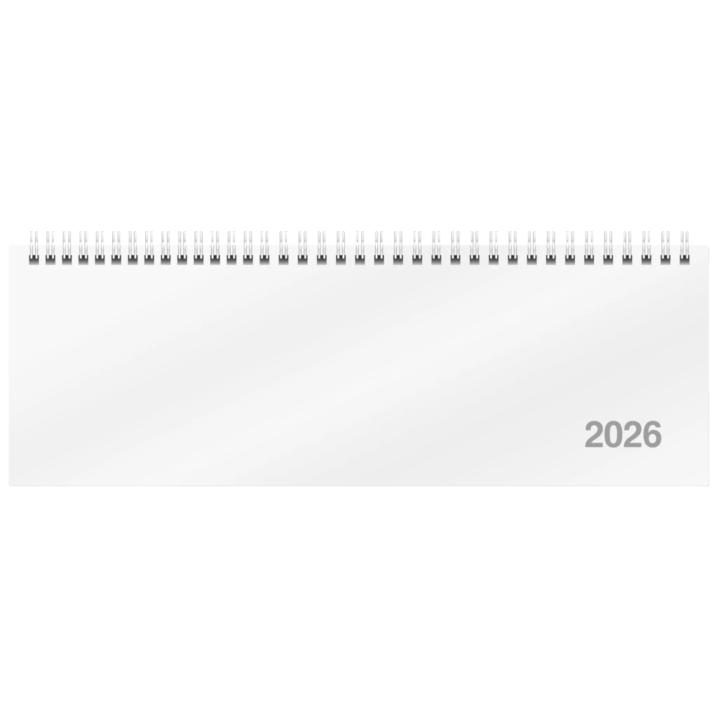 Querterminbuch Mod. ac-Wochenquerterminer 2026 | 307×105 mm, Karton, weiß