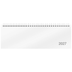 Querterminbuch Mod. ac-Wochenquerterminer 2027 | 307×105 mm, Karton, weiß