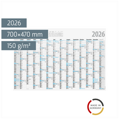 Plakatkalender 2026 | 700×470 mm
