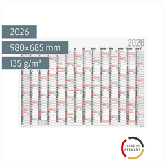 Plakatkalender Mod. Office I 2026 | 980×685 mm