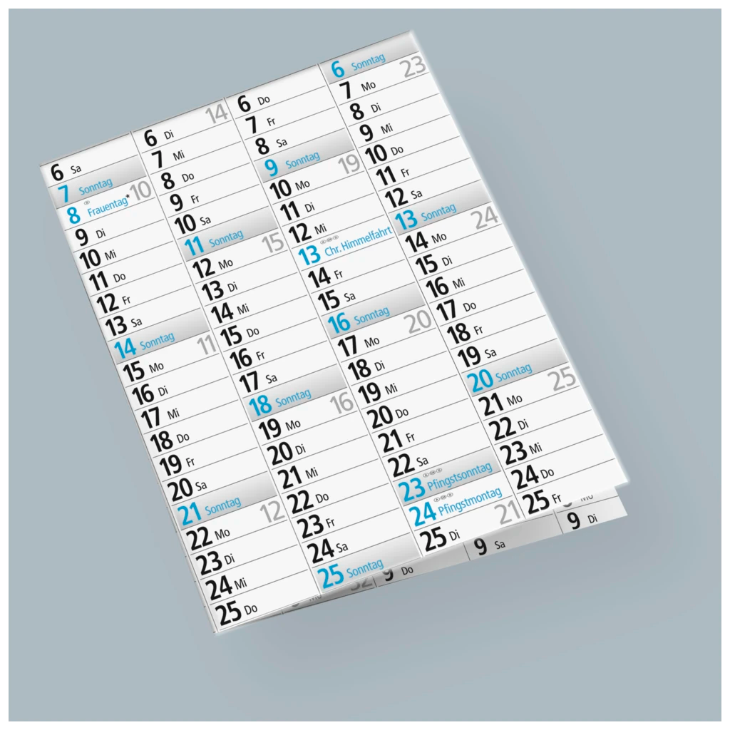 Plakatkalender '25 | 1020×680 mm