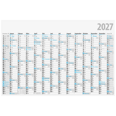 Plakatkalender 2027 | 1020×680 mm