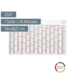 Plakatkalender Mod. Office II 2027 | 114×68,5 cm