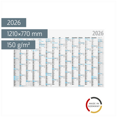 Plakatkalender 2026 | 1210×770 mm