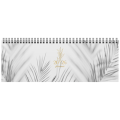 Querterminbuch Premium Young Line 2026 „Shadows“ | 297×105 mm, Papier